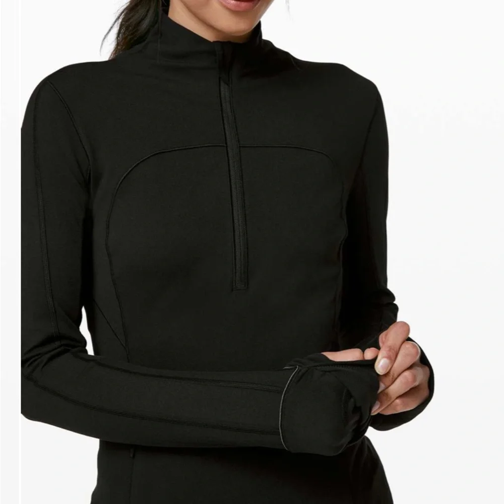 ✨Lululemon Run Briskly 1/2 Zip Black size 6 - Picture 5 of 11
